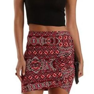 Ruched Bodycon Skirt